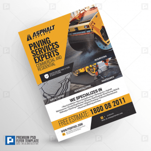 Asphalt Services Flyer.