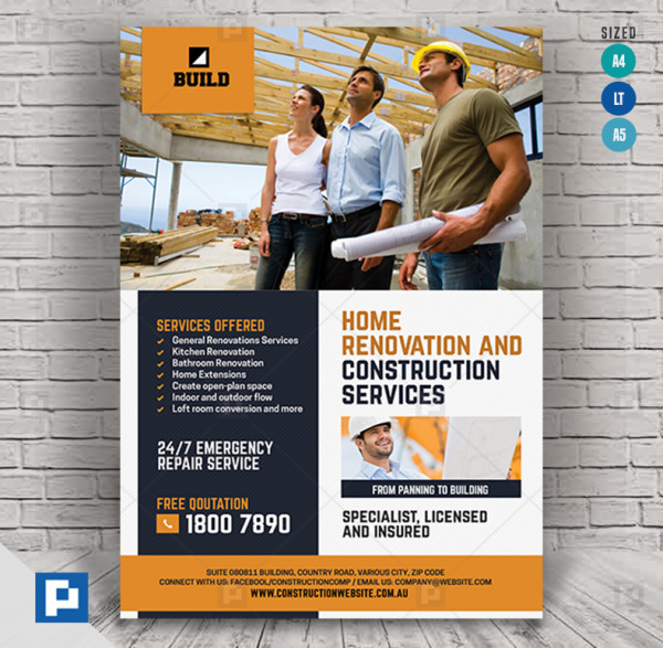 Builder Contractor Flyer