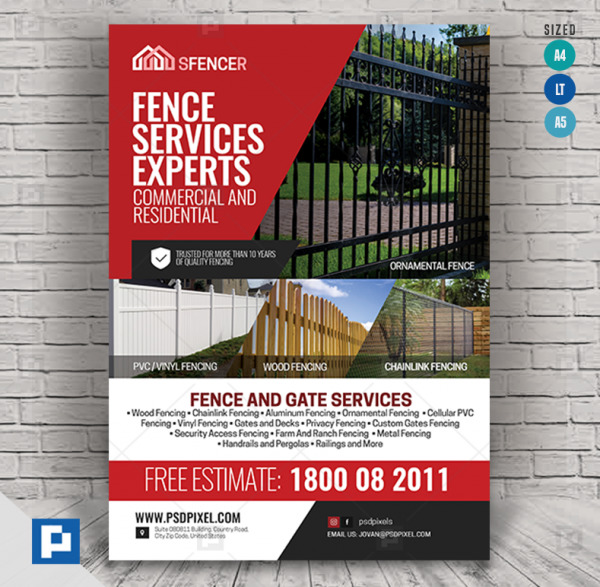 Fencing Company Flyer