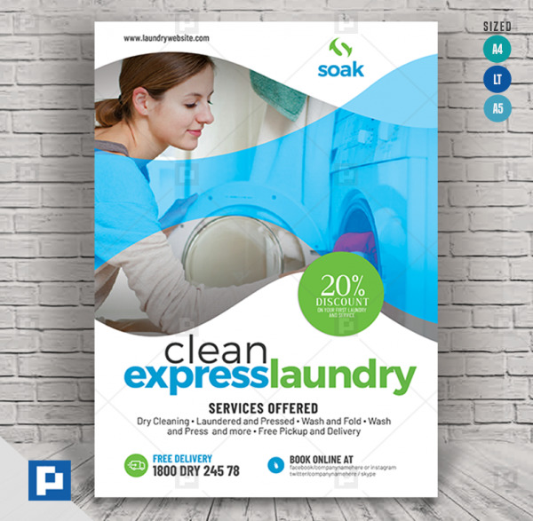 Laundry Services Flyer