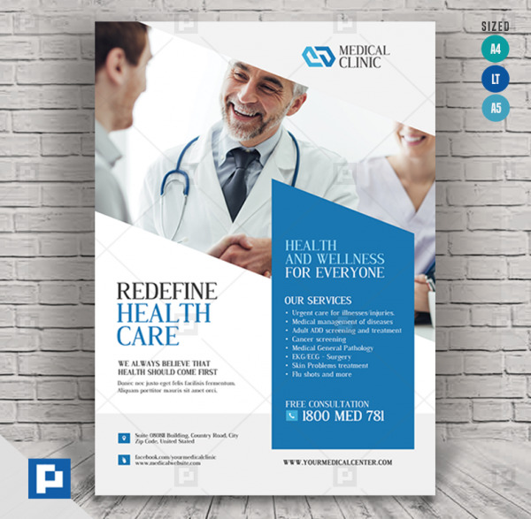 Medical Services and Health Provider Flyer