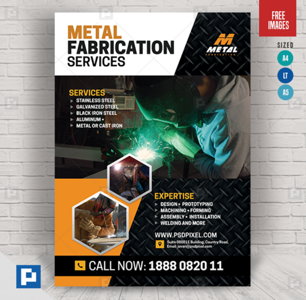 Metal Works and Fabrication Flyer