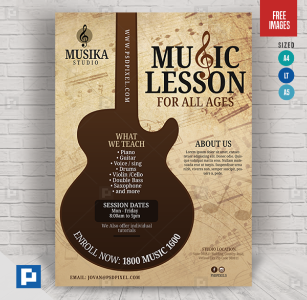 Music Class Flyer