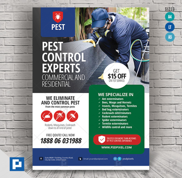 Pest Control Flyer
