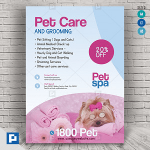 Pet Spa Center Flyer