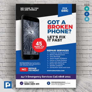 Phone Repair Services Flyer