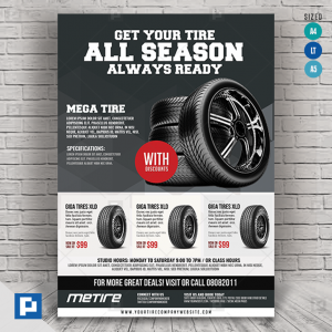 Tire Shop Center Flyer