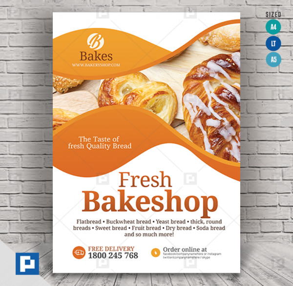 Bakeshop Creative Flyer