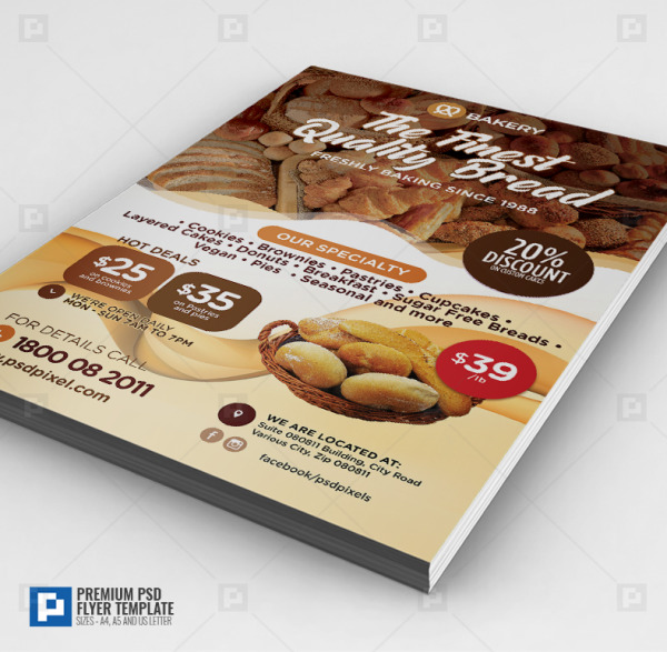 Bakeshop and Bakery Flyer