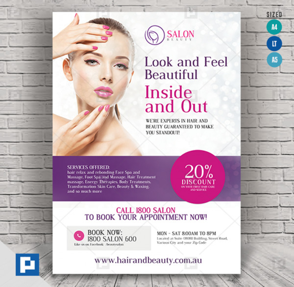 Beauty Parlor Serivices Flyer