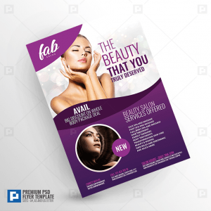 Beauty Parlor Services Flyer