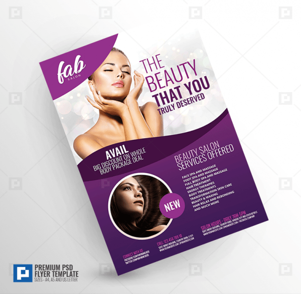 Beauty Parlor Services Flyer