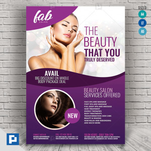 Beauty Parlor Services Flyer