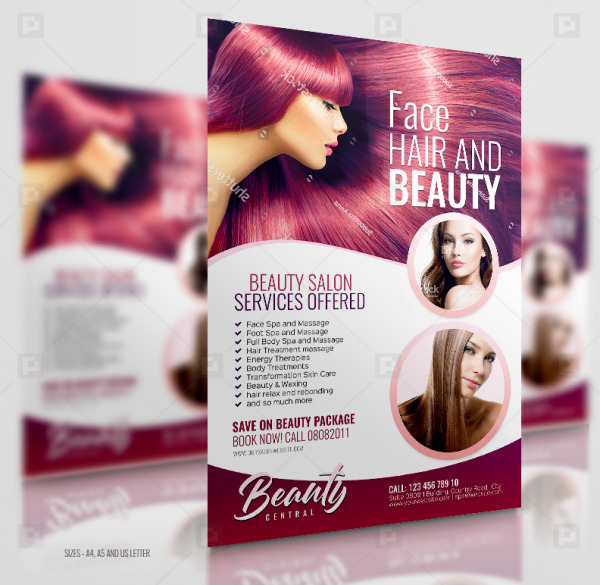 Beauty Parlor and Spa Flyer