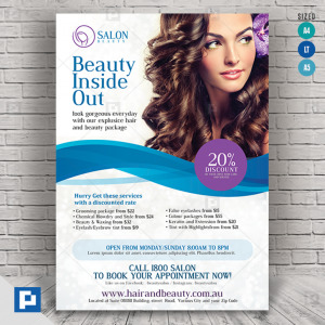 Beauty Salon and Hair Flyer