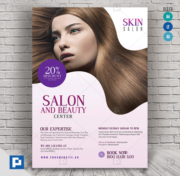 Beauty and Spa Center Flyer