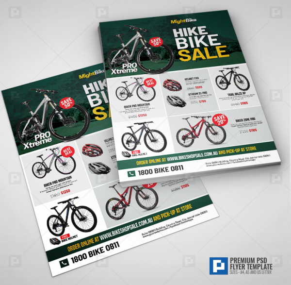 Bicycle Sale Flyer