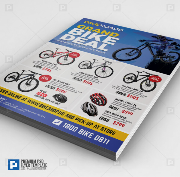 Bicycle Sale Promo Flyer