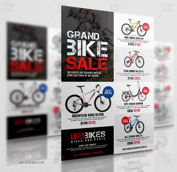 Bicycle Shop Promo Flyer