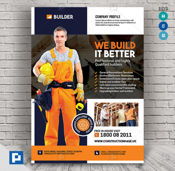 Builder and Construction Company Flyer