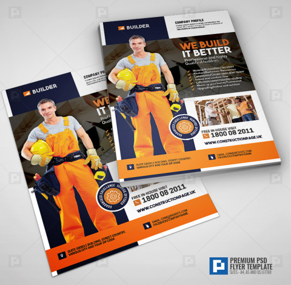 Builder and Construction Company Flyer