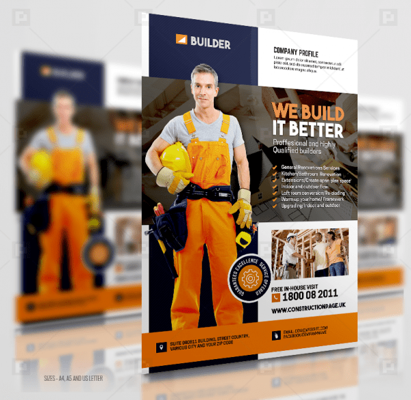 Builder and Construction Company Flyer