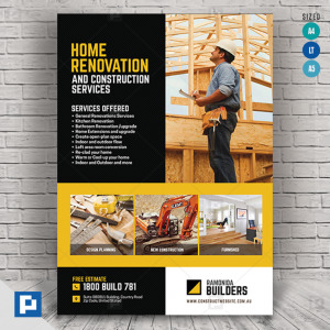 Building Construction Promotional Flyer