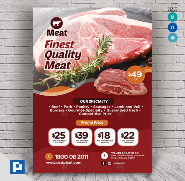 Butcher Services Flyer