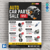 Car Parts Shop Promo Sale Flyer