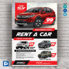 Car Rental Promotional Flyer Design