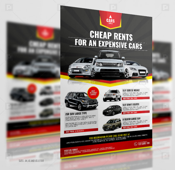 Car Rental Services Flyer