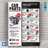 Car and Auto Supply Shop Flyer
