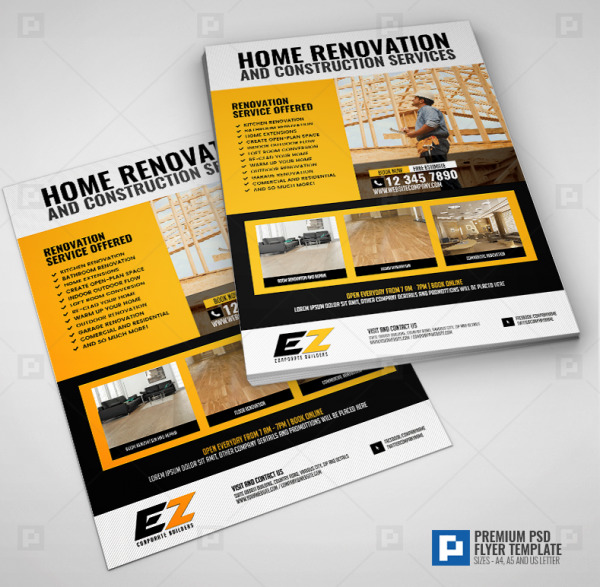 Construction Company Flyer