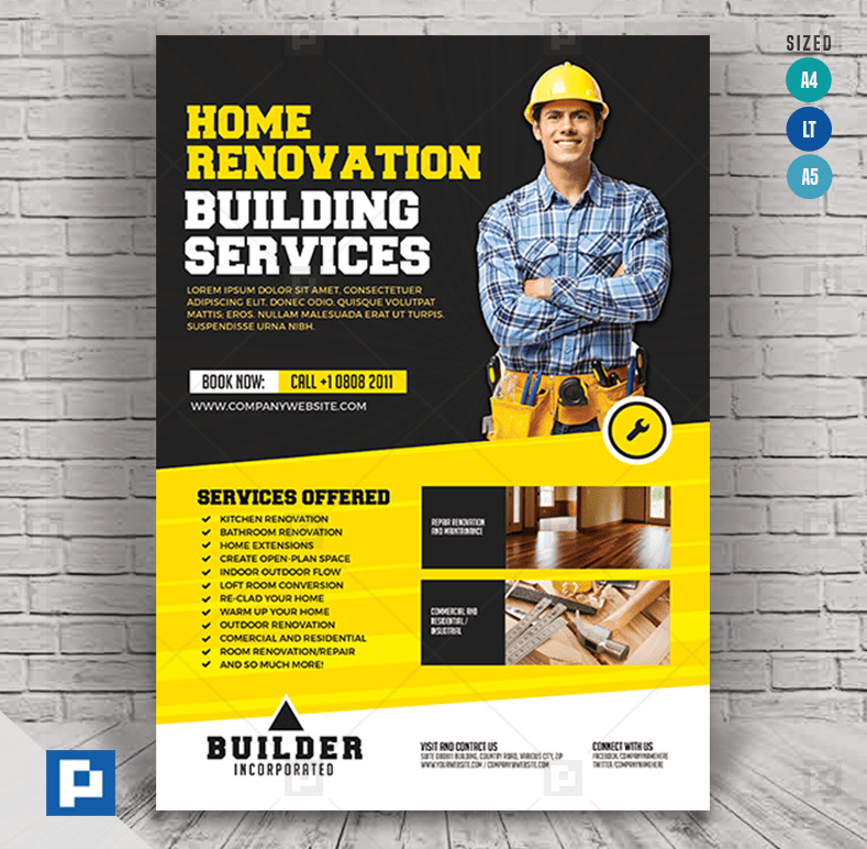 Construction Flyer Template