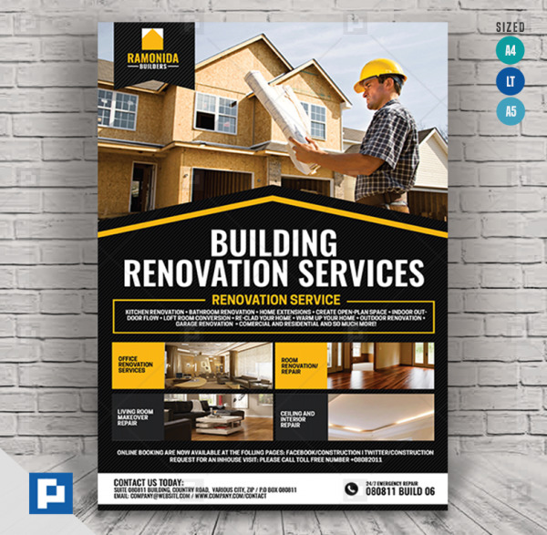 Construction Services Flyer