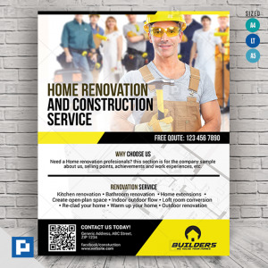 Construction Services Flyer Design Template