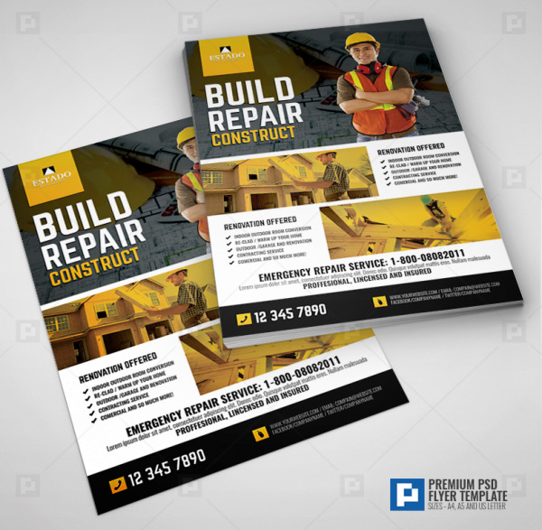 Construction and Building Company Flyer