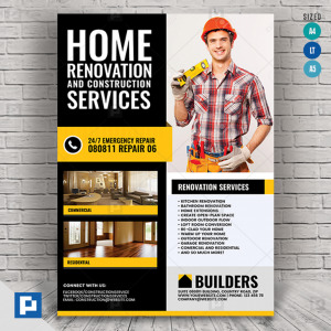 Construction and Building Flyer