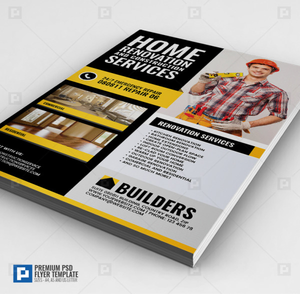 Construction and Building Flyer