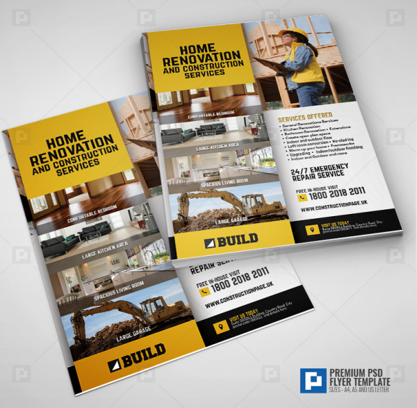 Construction and Building Flyer