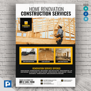 Construction and Renovation Company Flyer