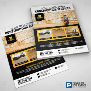 Construction and Renovation Company Flyer