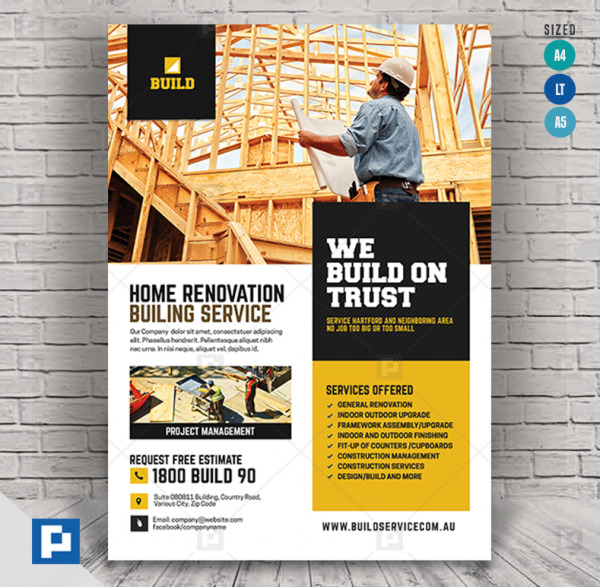 Construction and Renovation Flyer