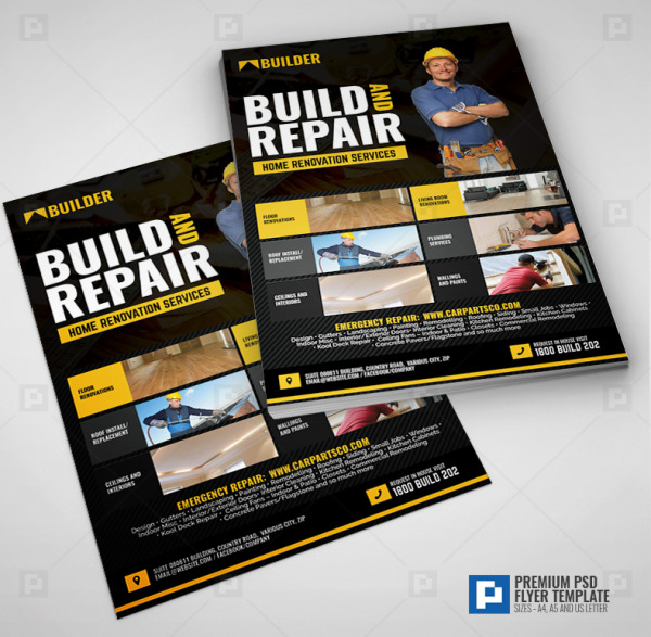 Construction and Renovation Services Flyer