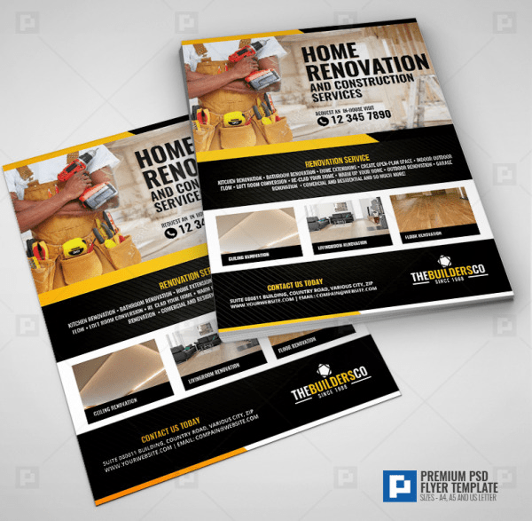 Construction and Builder Flyer