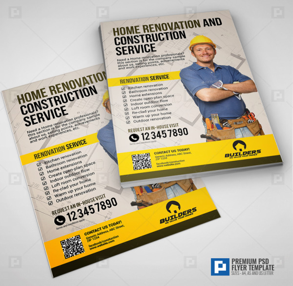 Construction and Building Flyer