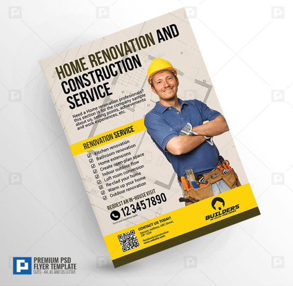 Construction and Building Flyer