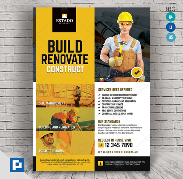 Contractor and Builder Flyer