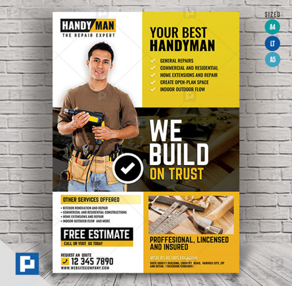 Handyman and Builder Flyer