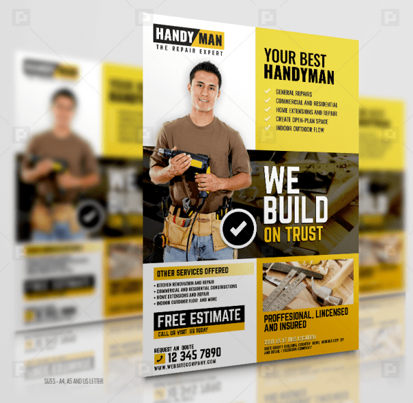 Handyman and Builder Flyer